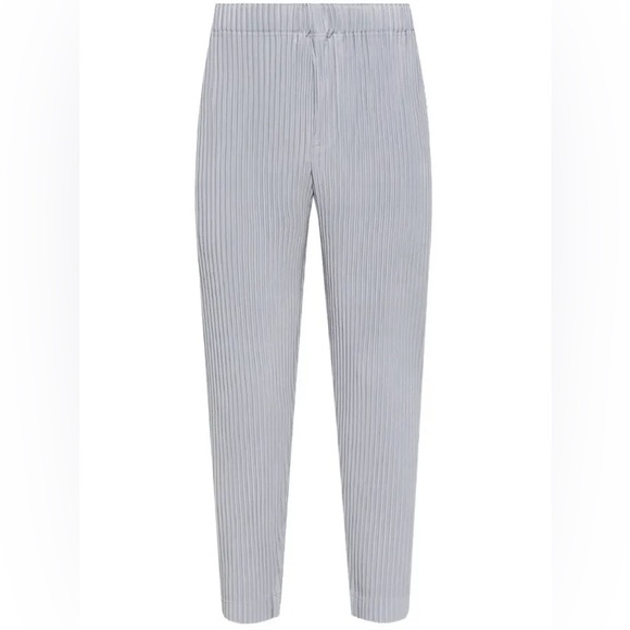 Homme Plissé Issey Miyake MC August pleated gray trousers